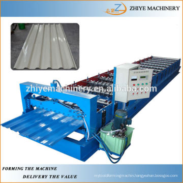 trapezoidal roof profile roll forming machine